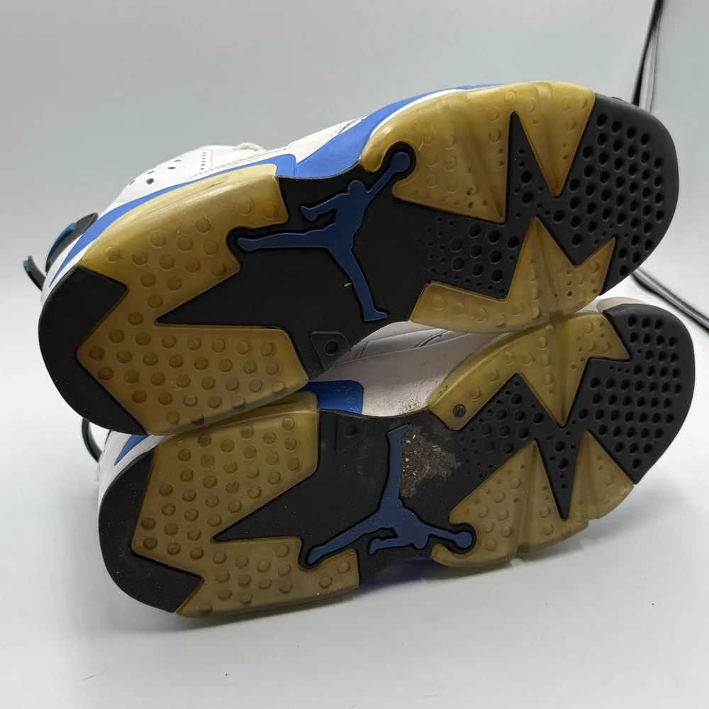 Nike Mens Air Jordan 6 Retro Sport‎ Blue 2014 Sneakers Size 10 384664-107